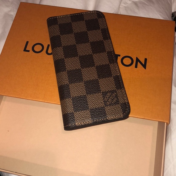 ❌SOLD❌Louis Vuitton Damier Ebene canvas folio case - Picture 7 of 8
